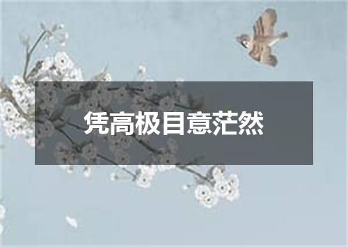 凭高极目意茫然