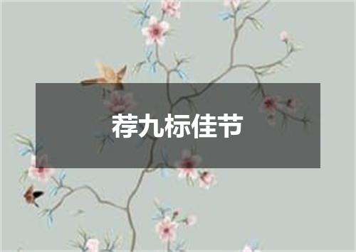 荐九标佳节