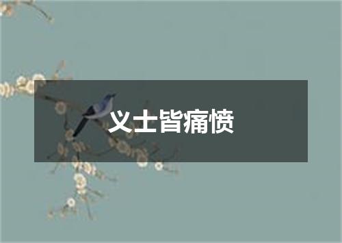 义士皆痛愤