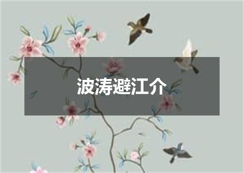 波涛避江介