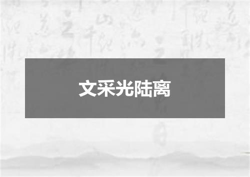 文采光陆离