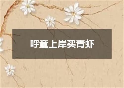 呼童上岸买青虾