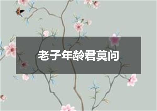 老子年龄君莫问