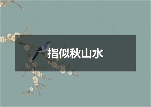 指似秋山水
