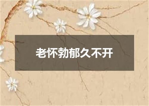 老怀勃郁久不开