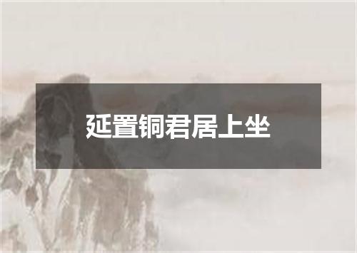 延置铜君居上坐