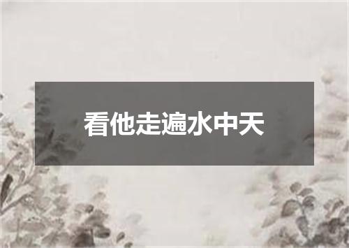 看他走遍水中天