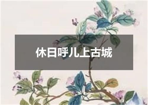 休日呼儿上古城