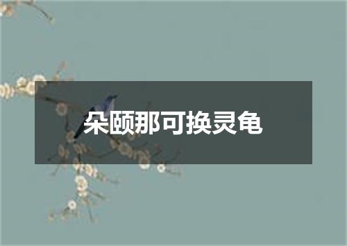 朵颐那可换灵龟