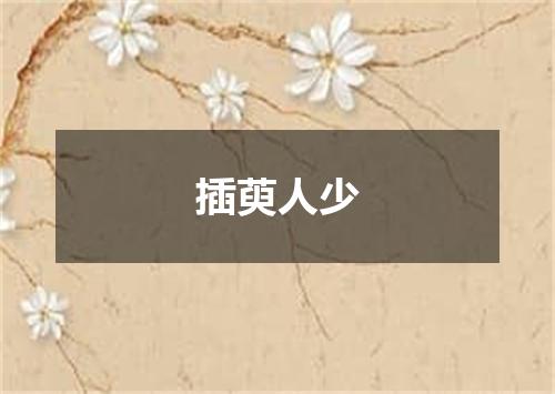 插萸人少