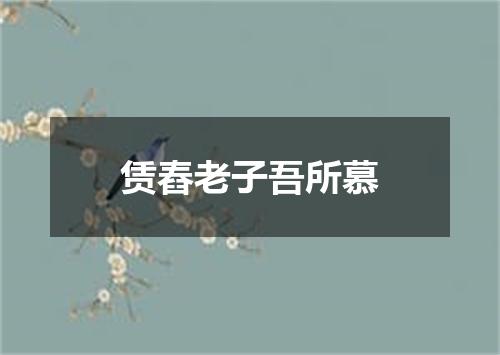 赁舂老子吾所慕