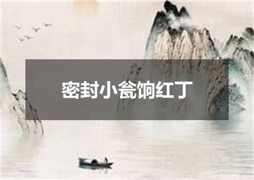 密封小瓮饷红丁