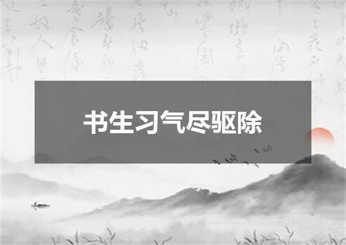 书生习气尽驱除