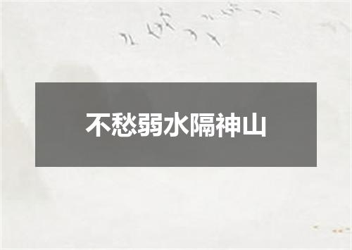 不愁弱水隔神山