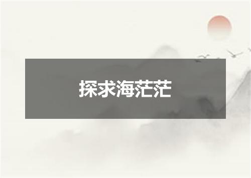 探求海茫茫
