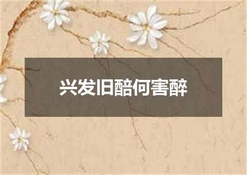 兴发旧醅何害醉
