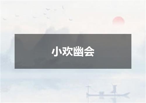 小欢幽会