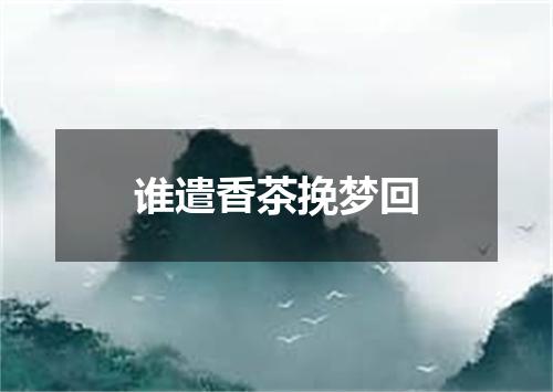 谁遣香茶挽梦回