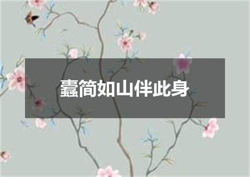 蠹简如山伴此身