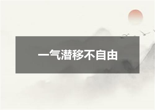 一气潜移不自由