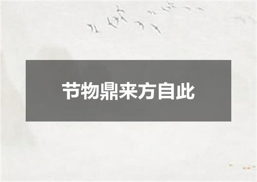 节物鼎来方自此