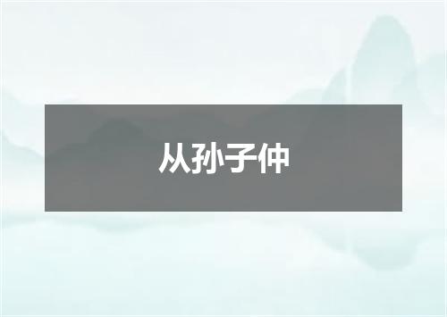 从孙子仲