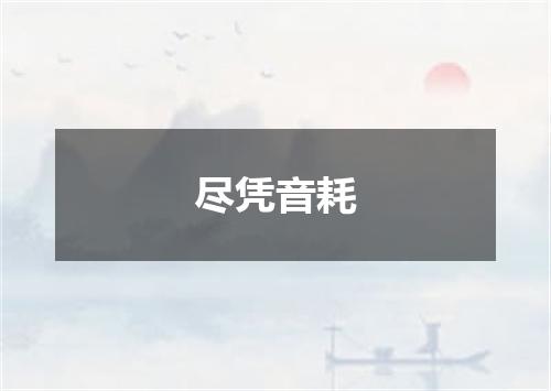 尽凭音耗