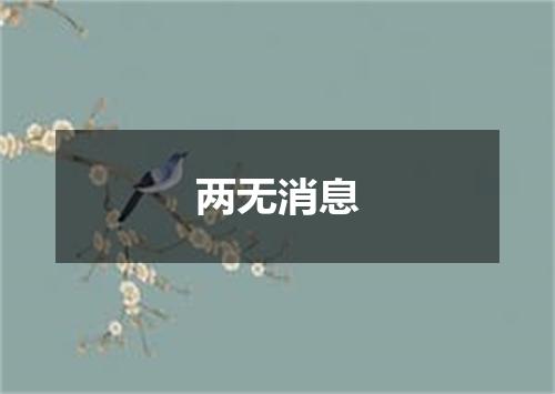 两无消息