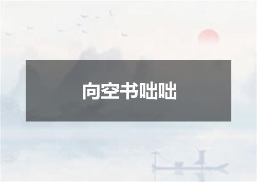 向空书咄咄