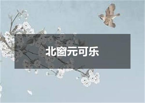 北窗元可乐