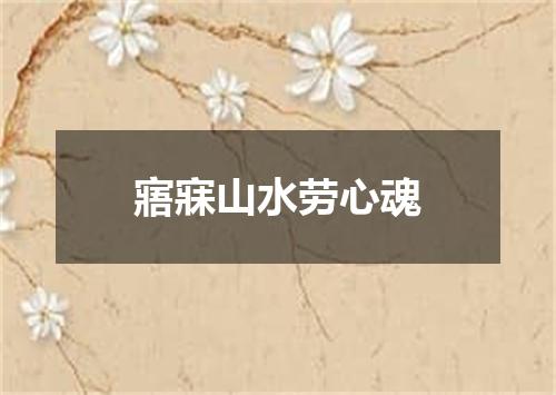 寤寐山水劳心魂