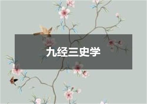 九经三史学