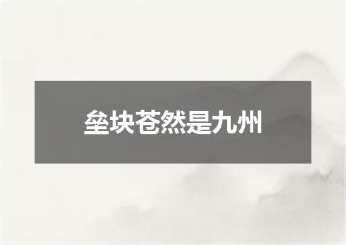 垒块苍然是九州