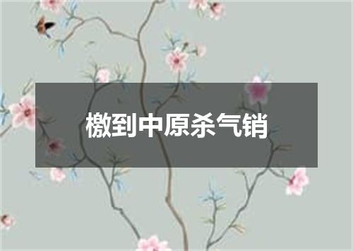 檄到中原杀气销