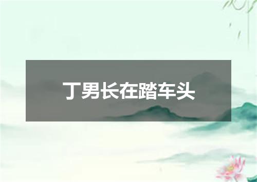 丁男长在踏车头