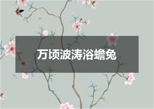 万顷波涛浴蟾兔
