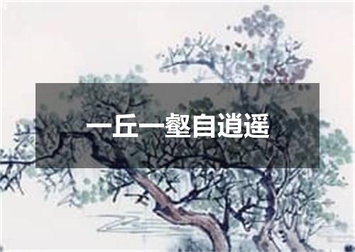 一丘一壑自逍遥