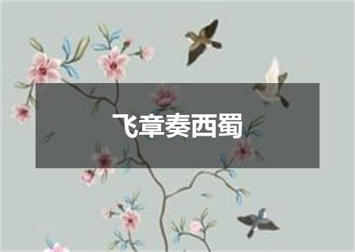 飞章奏西蜀