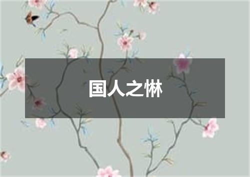 国人之惏