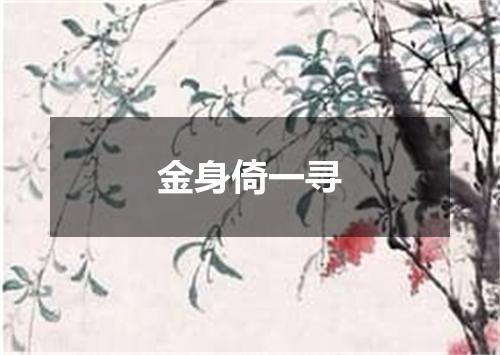 金身倚一寻