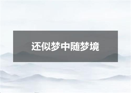 还似梦中随梦境