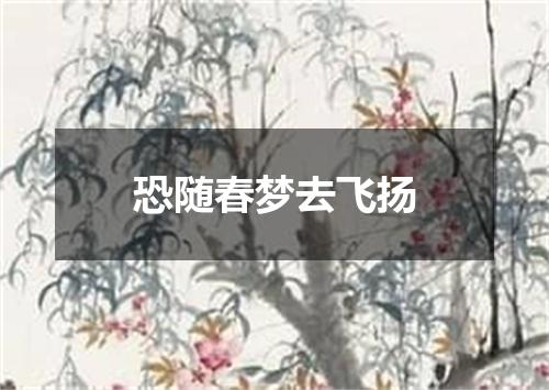 恐随春梦去飞扬