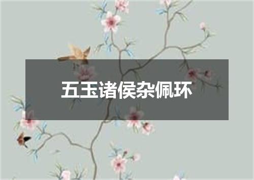五玉诸侯杂佩环