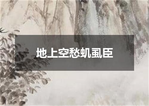 地上空愁虮虱臣