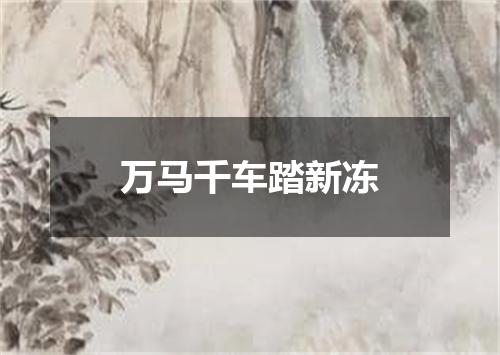 万马千车踏新冻