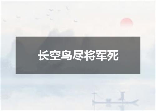 长空鸟尽将军死