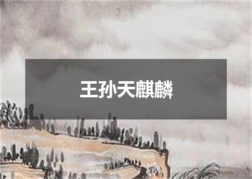 王孙天麒麟