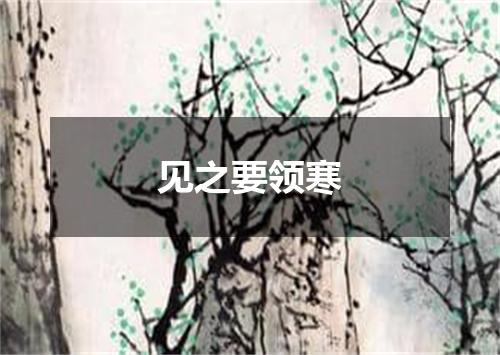 见之要领寒