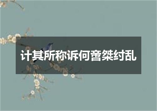 计其所称诉何啻桀纣乱