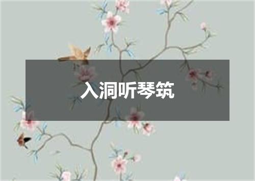 入洞听琴筑